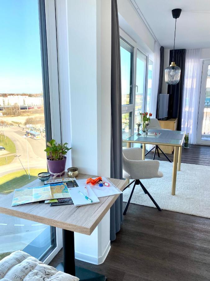 Helles Apartment Ueber Den Daechern Rostocks Εξωτερικό φωτογραφία
